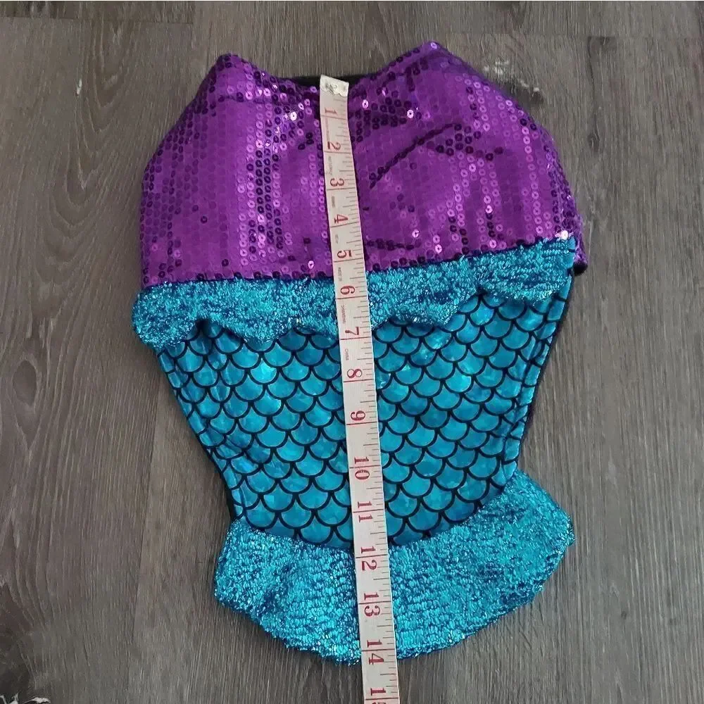 Mermaid Dog Halloween Costume - Size Medium